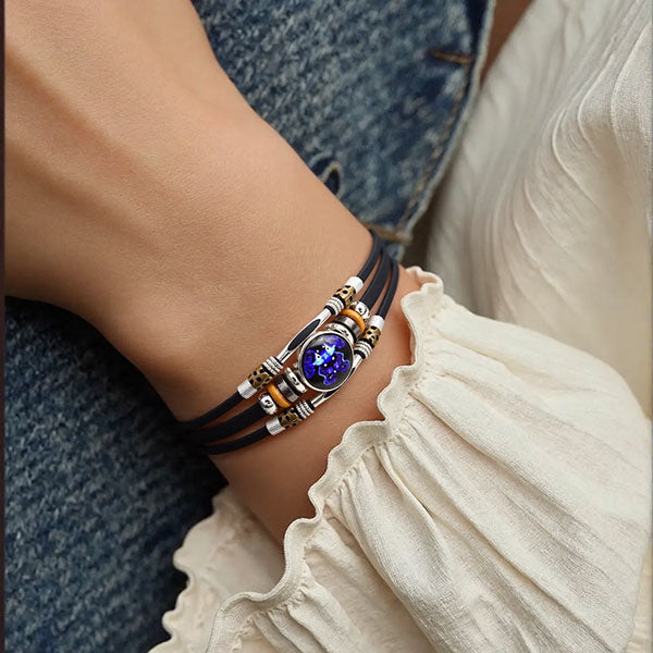 🌌 Armband med astrologiskt tecken som lyser upp i mörkret🌌