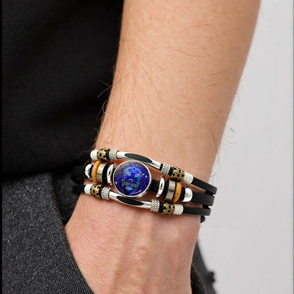 🌌 Armband med astrologiskt tecken som lyser upp i mörkret🌌