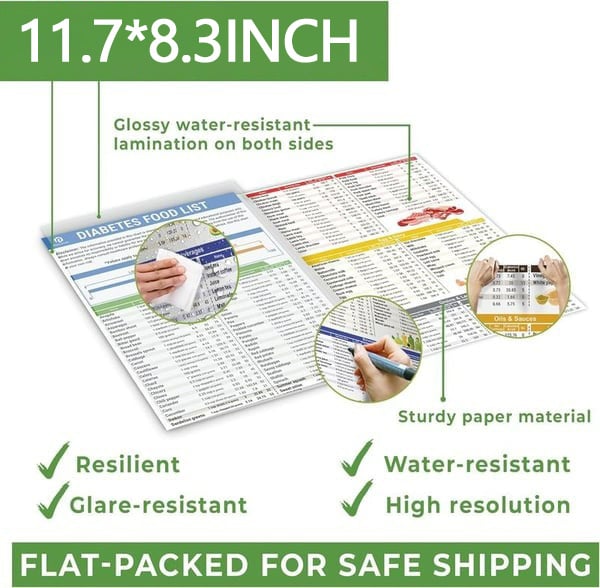 🔥Siste dag av utsalget 49 % rabatt🎁Diabetes-matvareliste og måltidsplanlegger