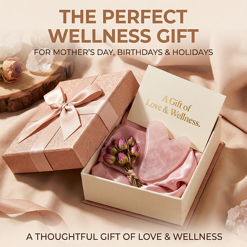 🔥Köp 1 få 1 gratis💖Gua Sha-massager i naturkristall i hjärtform – Gua Sha-verktyg för hela kroppen, för ansikte, hals och kropp