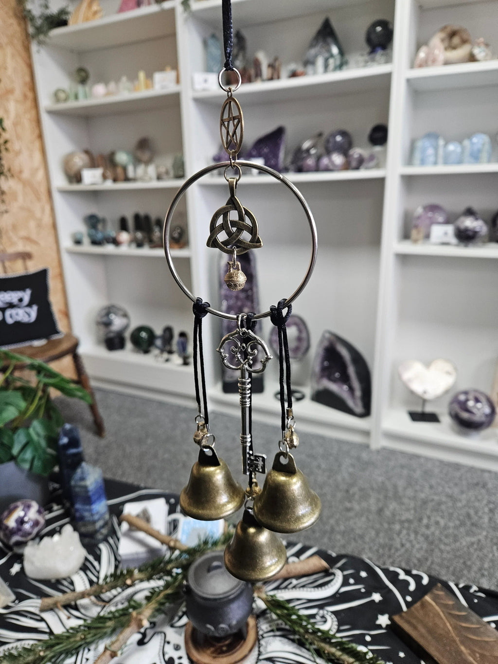 🧙‍♀️🔔Handgjorda häxklockor för att skydda hemmet