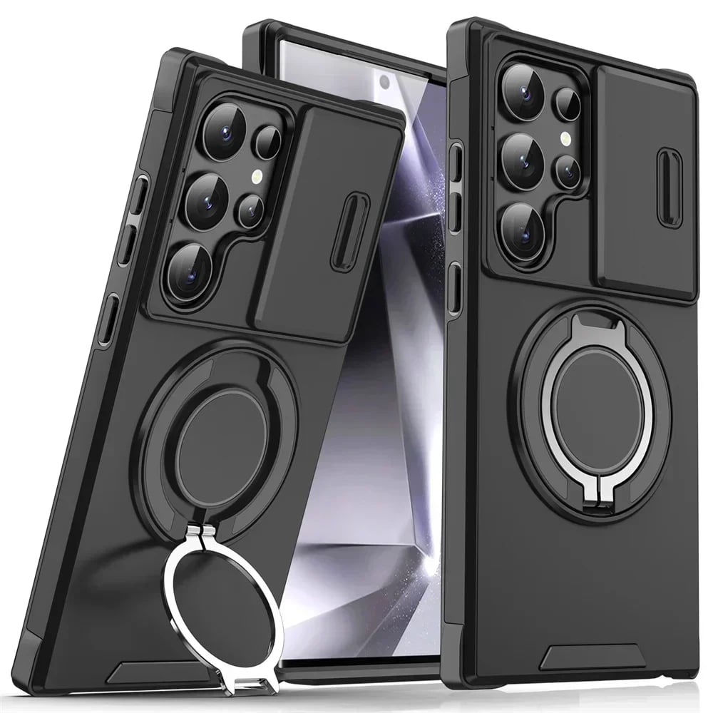 📱Premium-skyddsfodral med stativfunktion för Samsung Galaxy S-serien