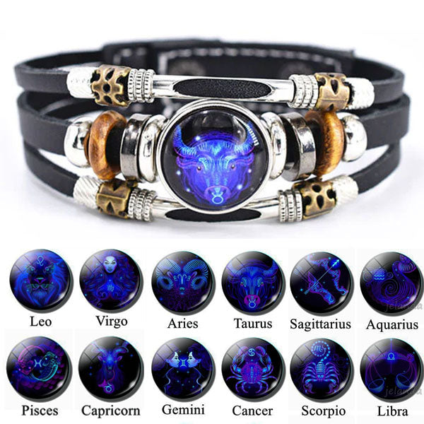 🌌 Armband med astrologiskt tecken som lyser upp i mörkret🌌