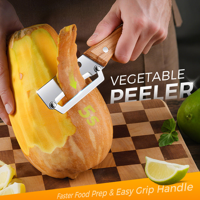 🥕 KÖP 2, FÅ 1 GRATIS! 🔥 Multifunktionell grönsaksskalare för köket - blad i rostfritt stål, ergonomiskt handtag och perfekt för frukt och grönsaker ✨