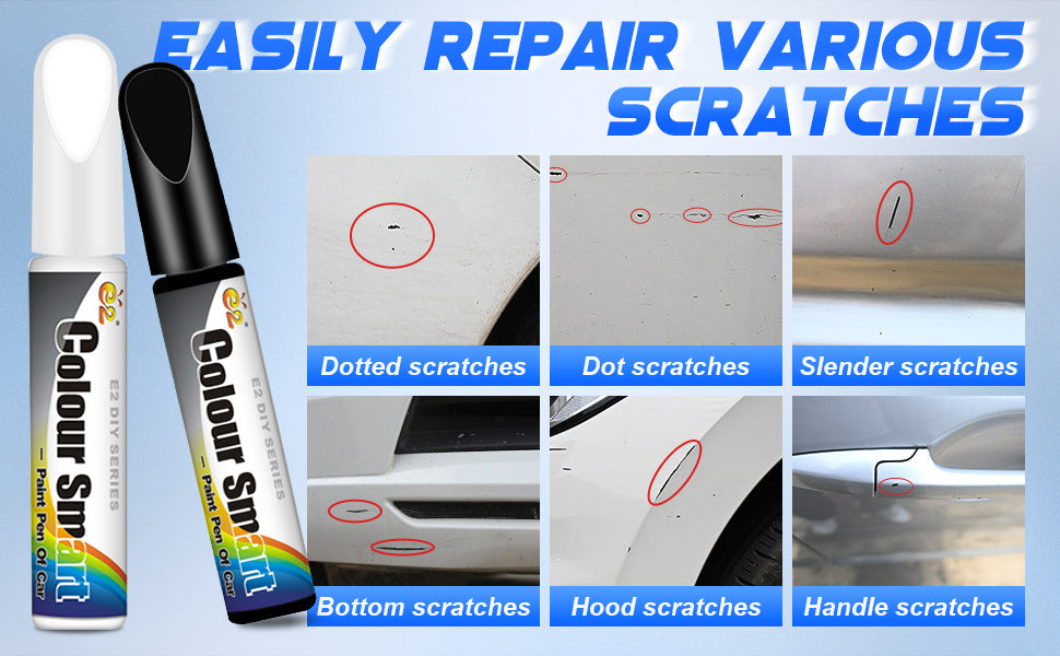 Bilstift för reparation av repor – vattentät, enkel DIY-reparation av repor