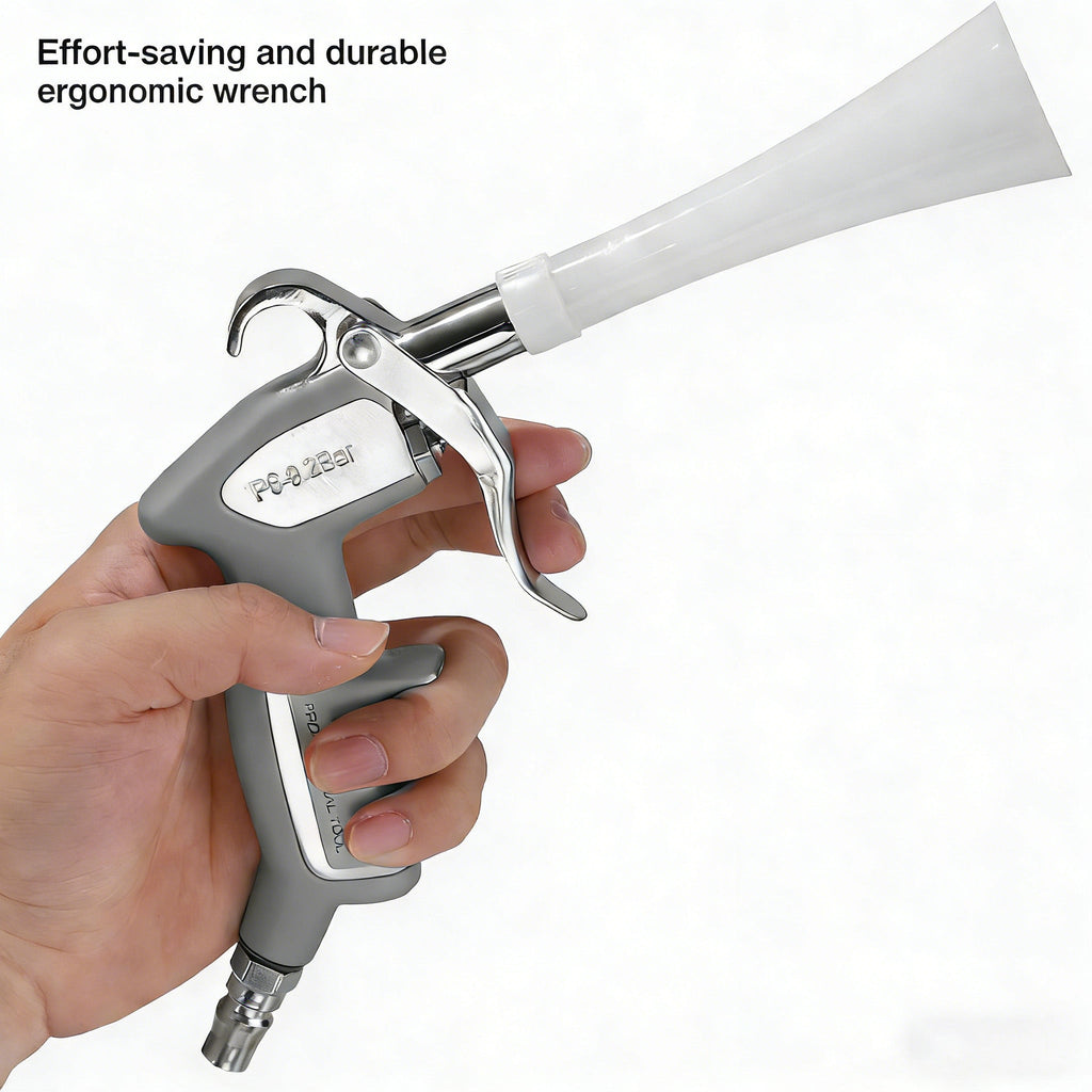 Tornado rengöringspistol – 2-i-1 luftblåsare med borste