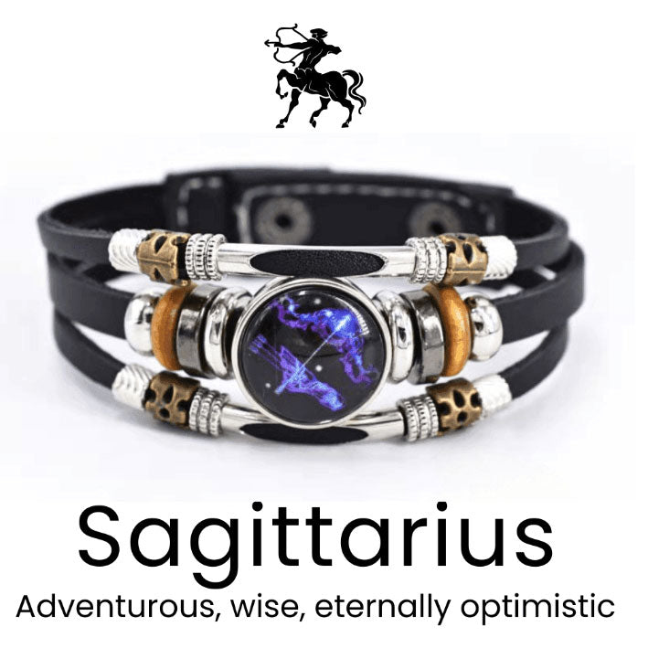 🌌 Armband med astrologiskt tecken som lyser upp i mörkret🌌