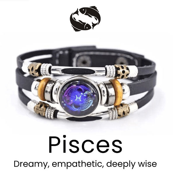 🌌 Armband med astrologiskt tecken som lyser upp i mörkret🌌