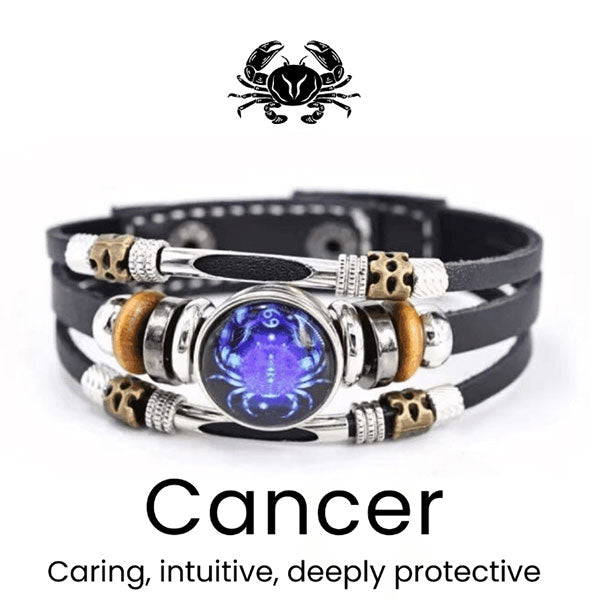 🌌 Armband med astrologiskt tecken som lyser upp i mörkret🌌