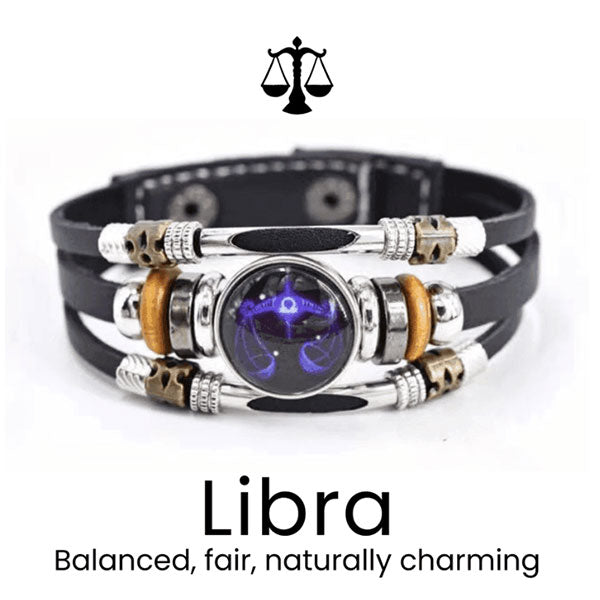 🌌 Armband med astrologiskt tecken som lyser upp i mörkret🌌