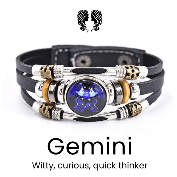 🌌 Armband med astrologiskt tecken som lyser upp i mörkret🌌