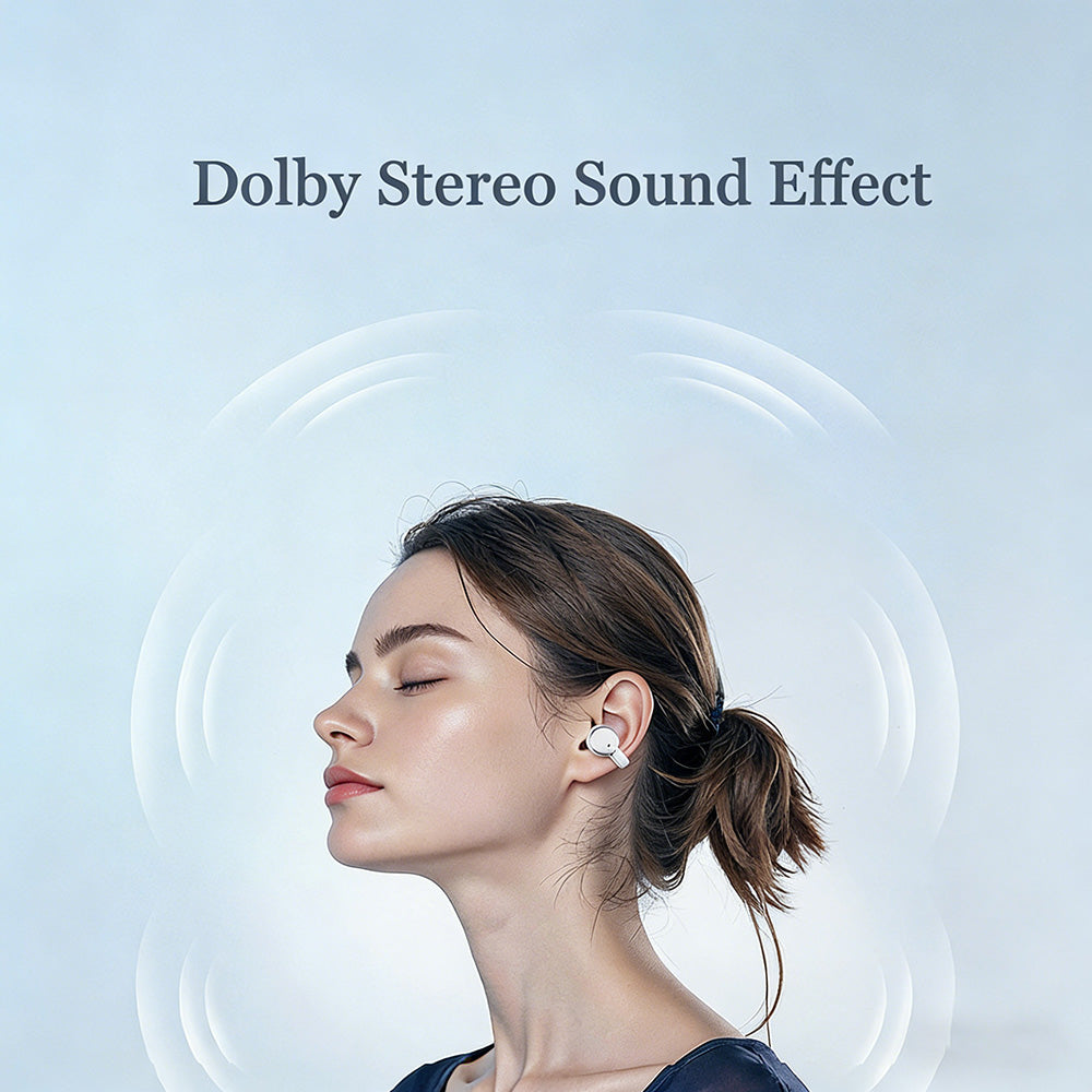 2-i-1 trådlösa Bluetooth-öronsnäckor med öronklämmor och öronproppar | 30 timmars speltid