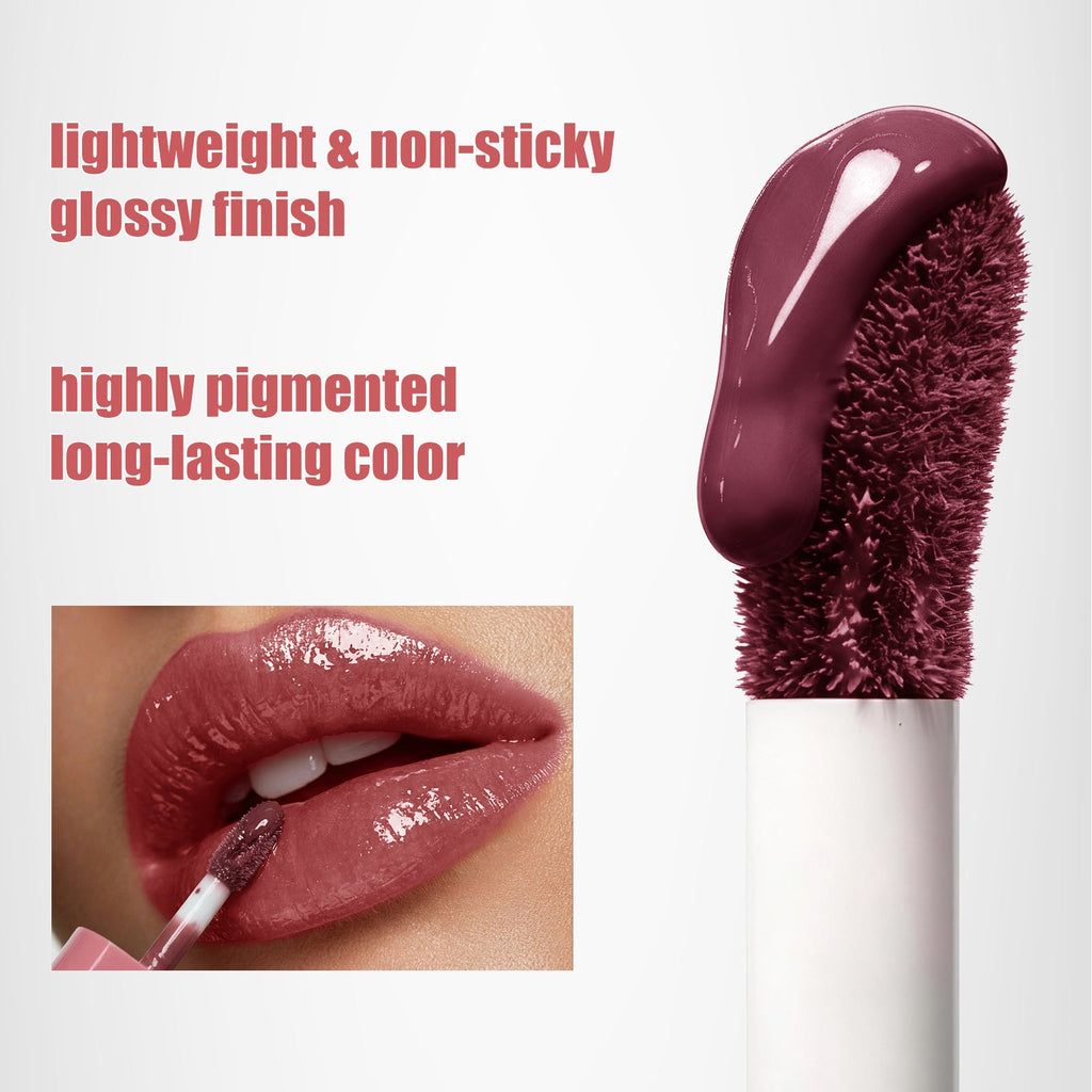 Mirror Gloss Lip Tint, Överföringssäker Långvarig Läppfärg