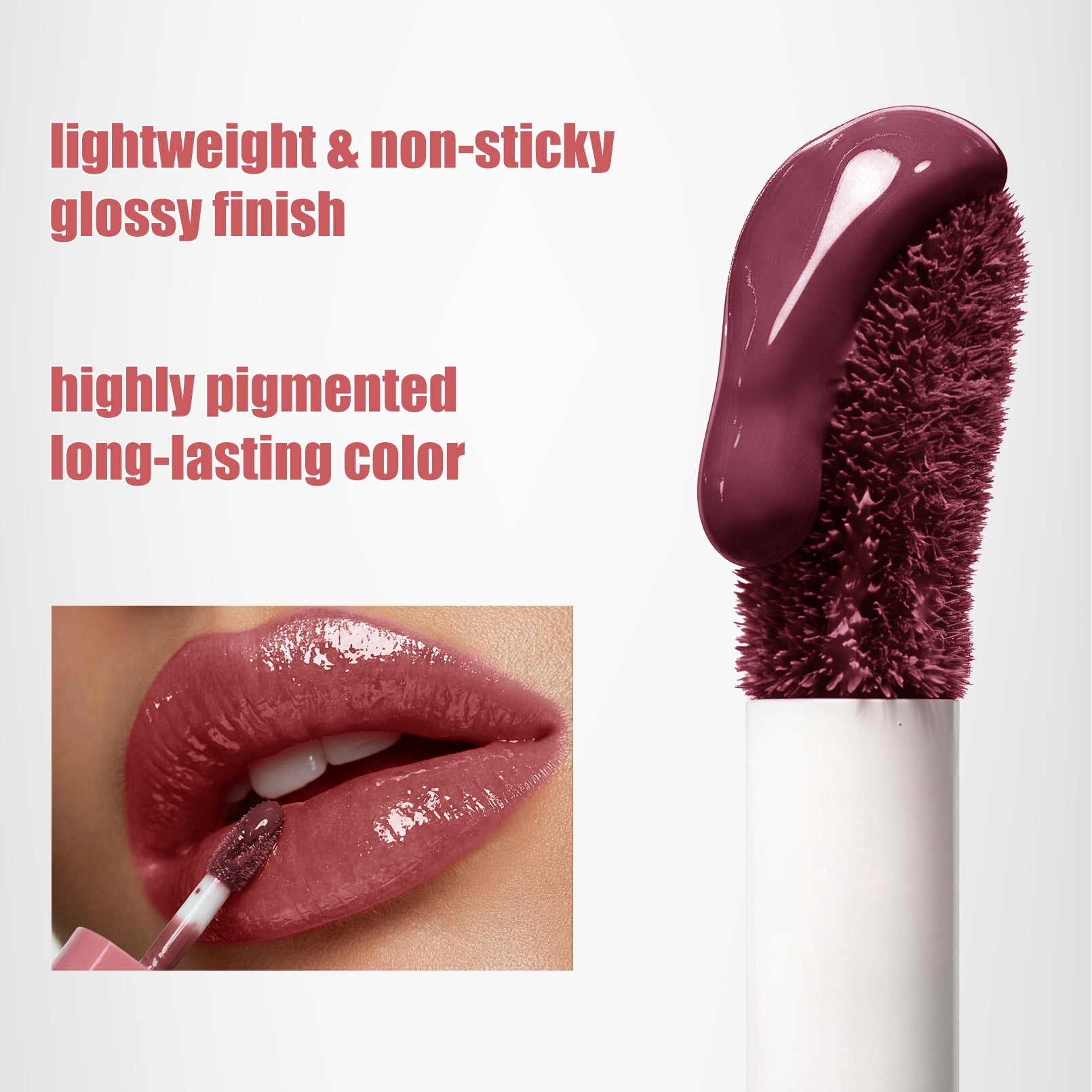 Mirror Gloss Lip Tint, Överföringssäker Långvarig Läppfärg