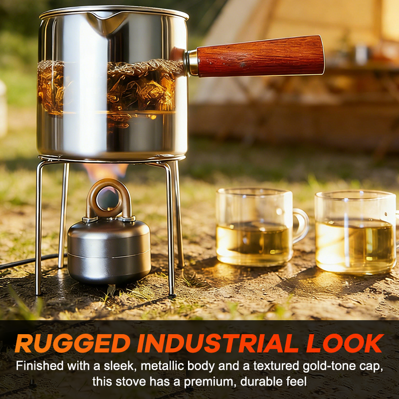 Bärbar spritkök utomhus（Extra halkskydd ingår）