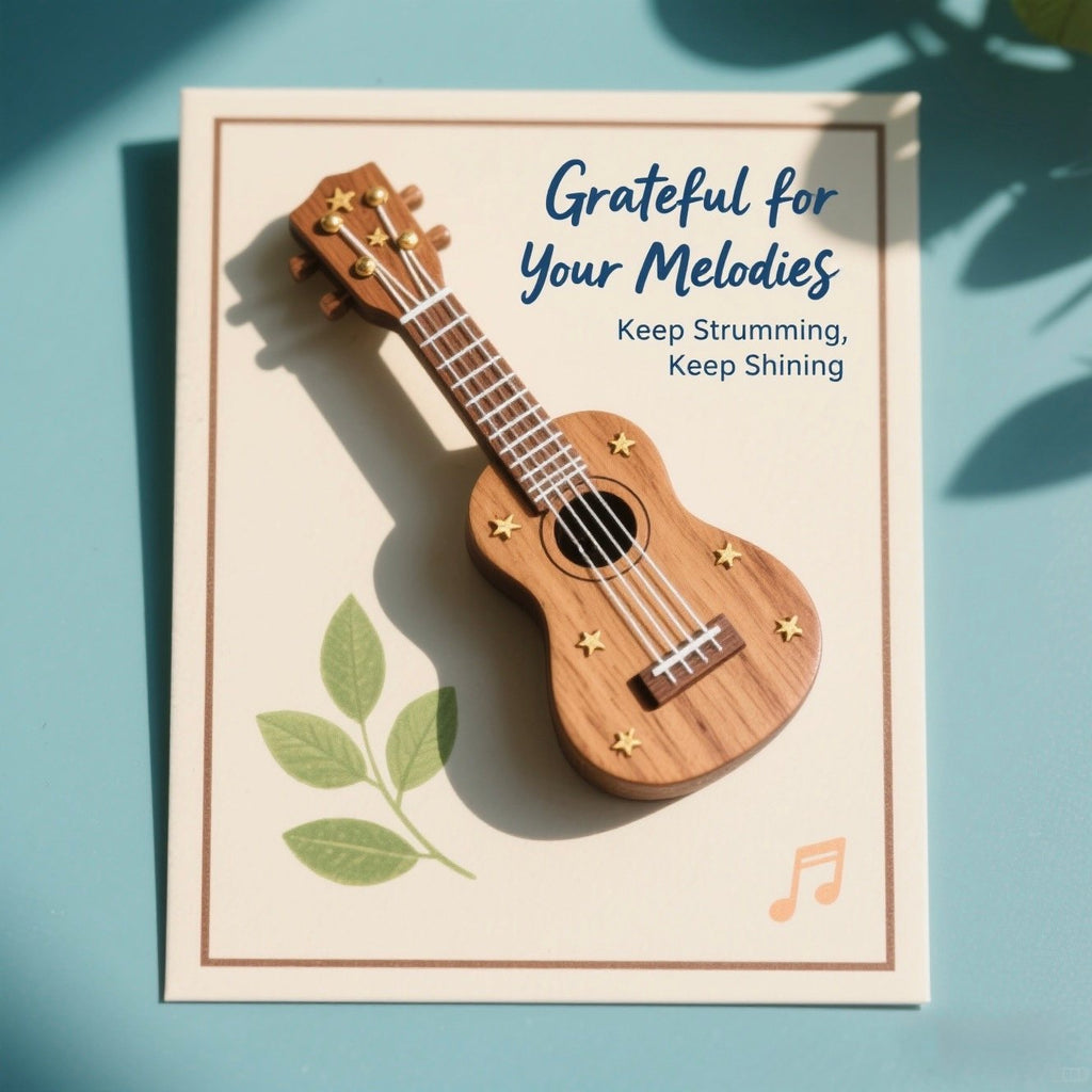 🎁Låda för plektrum till akustisk gitarr i trä🎸