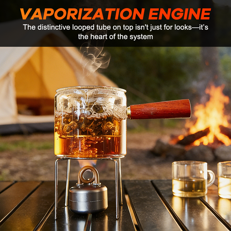 Bärbar spritkök utomhus（Extra halkskydd ingår）