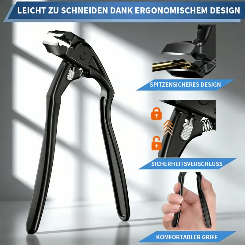 ✂️🖤Svart, böjd nagelklippare – ergonomisk och enkel för äldre❤️