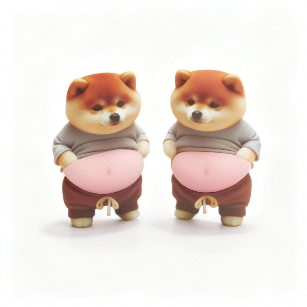 🐶¾Söt silikonleksak för hundar som skyddar mot stötar och minskar stress