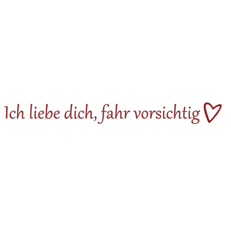 ✨KÖP 1, FÅ 1 GRATIS💓 "Jag älskar dig, kör försiktigt"-klistermärken (4 stycken