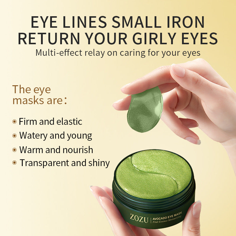 24K guld- och avokadoögonmask – motverkar åldrande av ögonen, ger dig en klarare blick