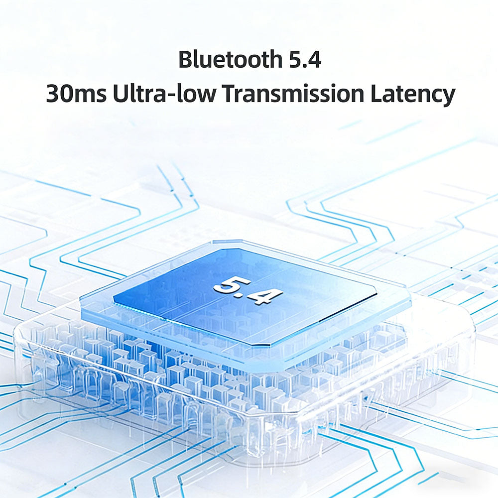 2-i-1 trådlösa Bluetooth-öronsnäckor med öronklämmor och öronproppar | 30 timmars speltid