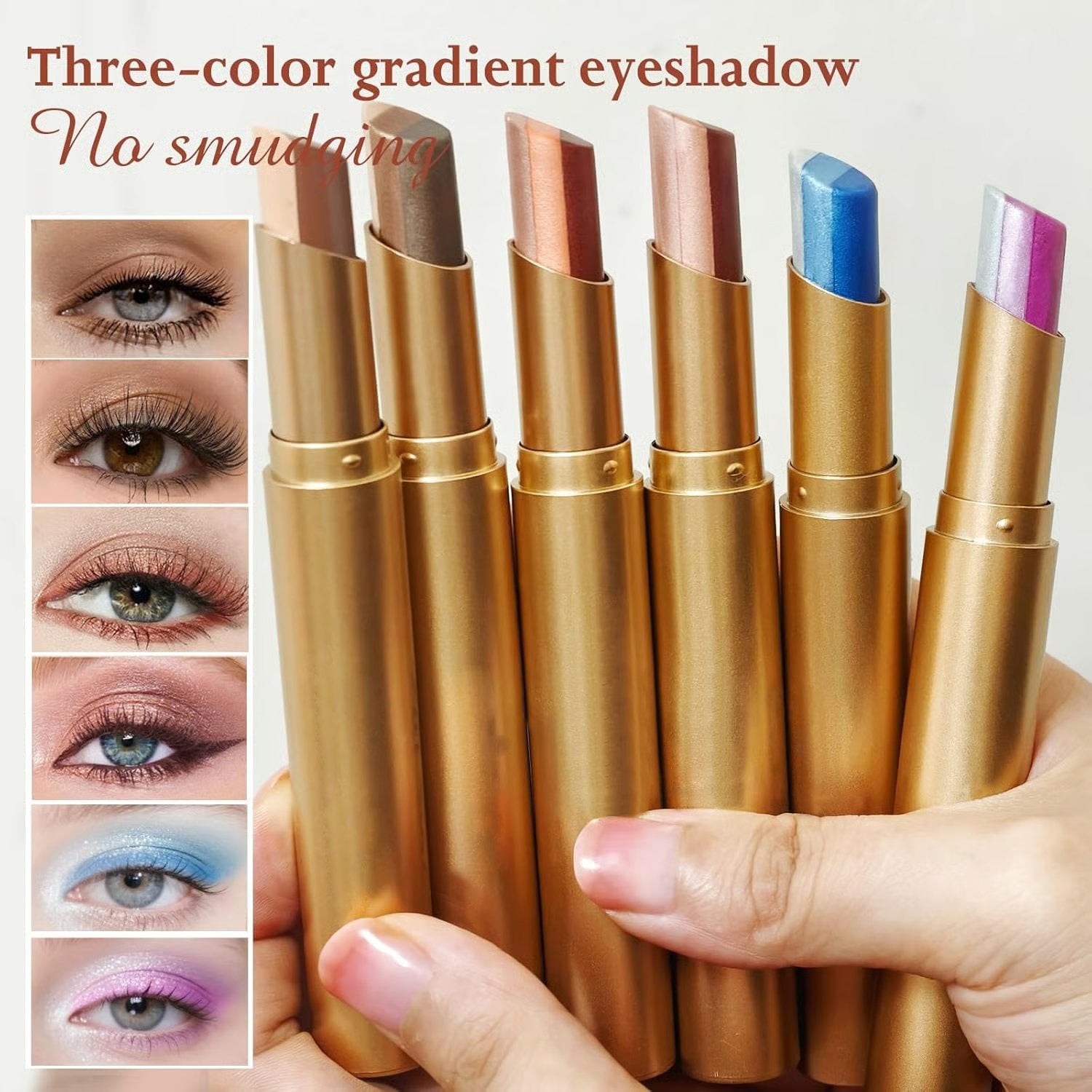 ✨3 Shade Cream Eyeshadow Stick | Smidig och lätt att tona ut