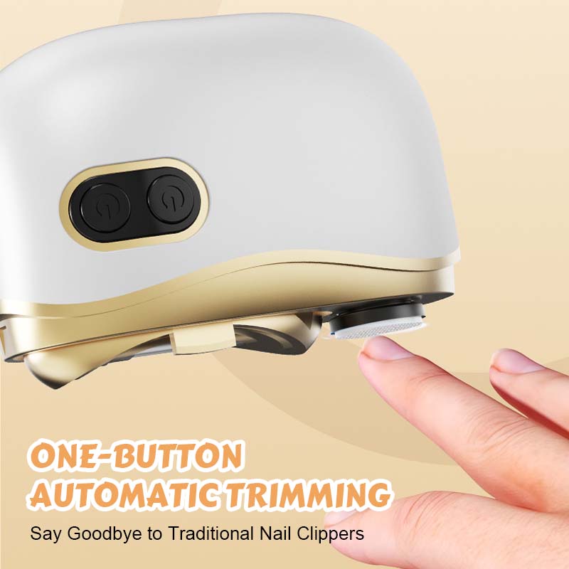 ✨ Elektrisk säker nagelklippare｜Automatisk trimning · Säker för barn · Perfekt för hela familjen