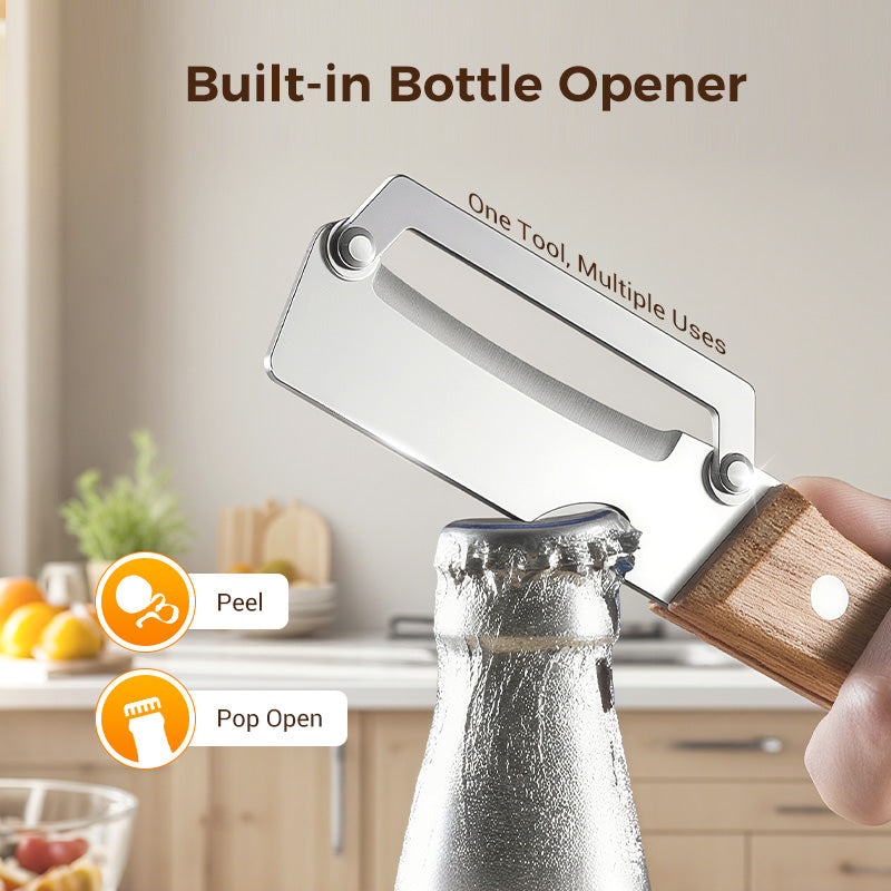 🥕 KÖP 2, FÅ 1 GRATIS! 🔥 Multifunktionell grönsaksskalare för köket - blad i rostfritt stål, ergonomiskt handtag och perfekt för frukt och grönsaker ✨
