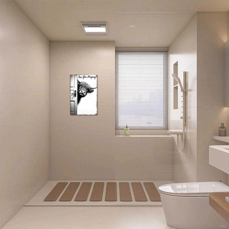 🐄 Den fräcka besökaren: Vintage Highland Cow-skyl