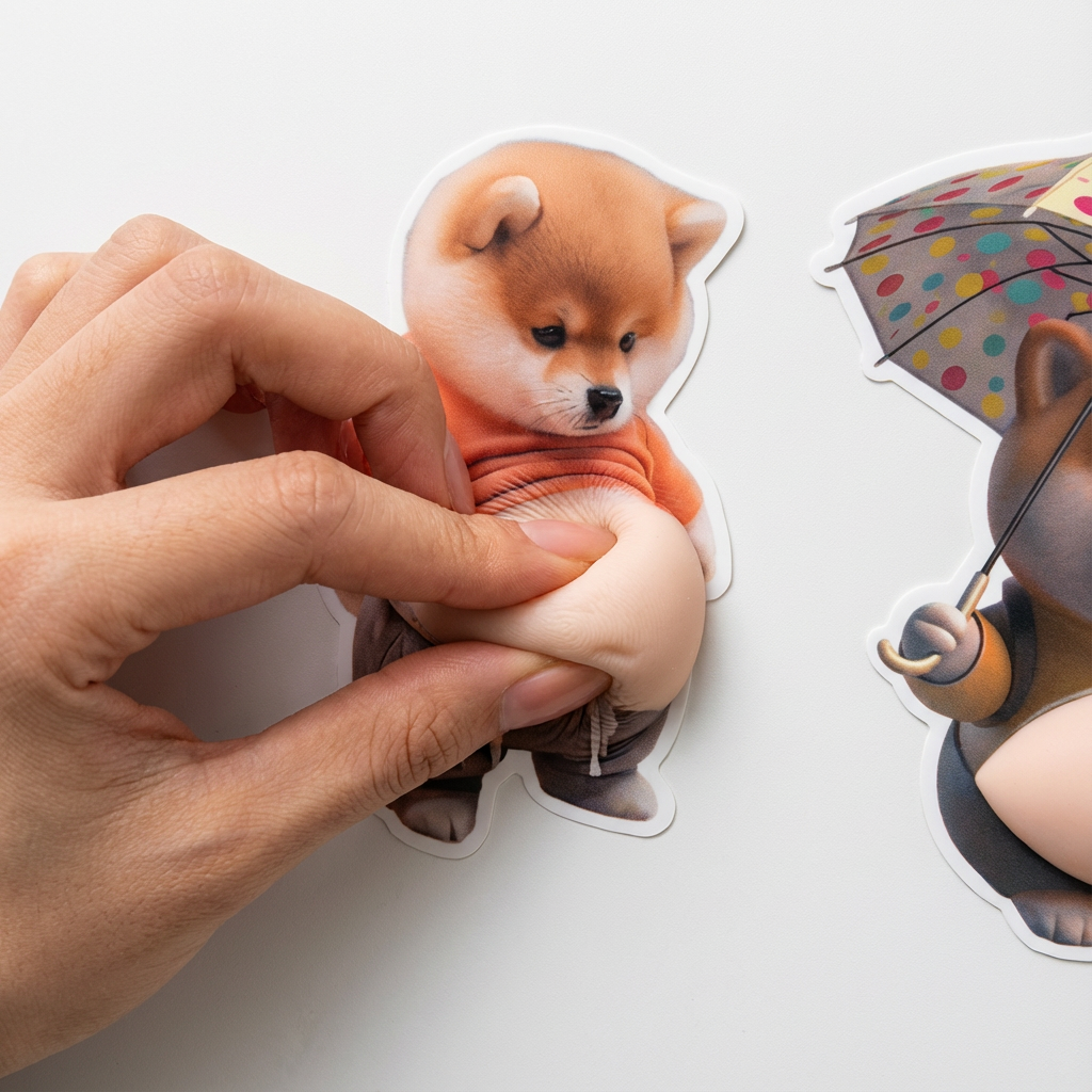 🐶¾Söt silikonleksak för hundar som skyddar mot stötar och minskar stress