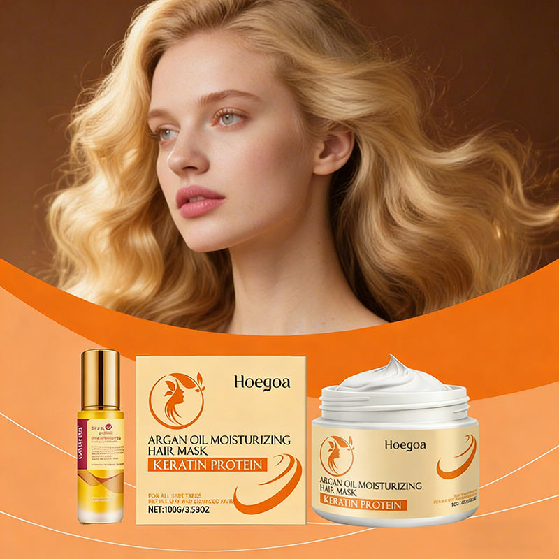 🧴Argan Oil Hair Care Bundle-Ultimate Hydration & Repair for Lustrous Locks