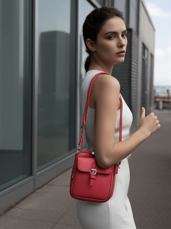🏆NYÅRSREA 49 % RABATT👍🔥 Crossbody-väska i läder