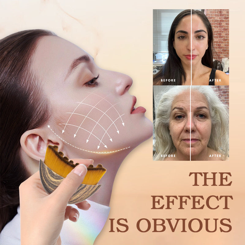 💆♀️ Lymfatisk konturborste för ansiktet | Varje borste skulpterar dina konturer