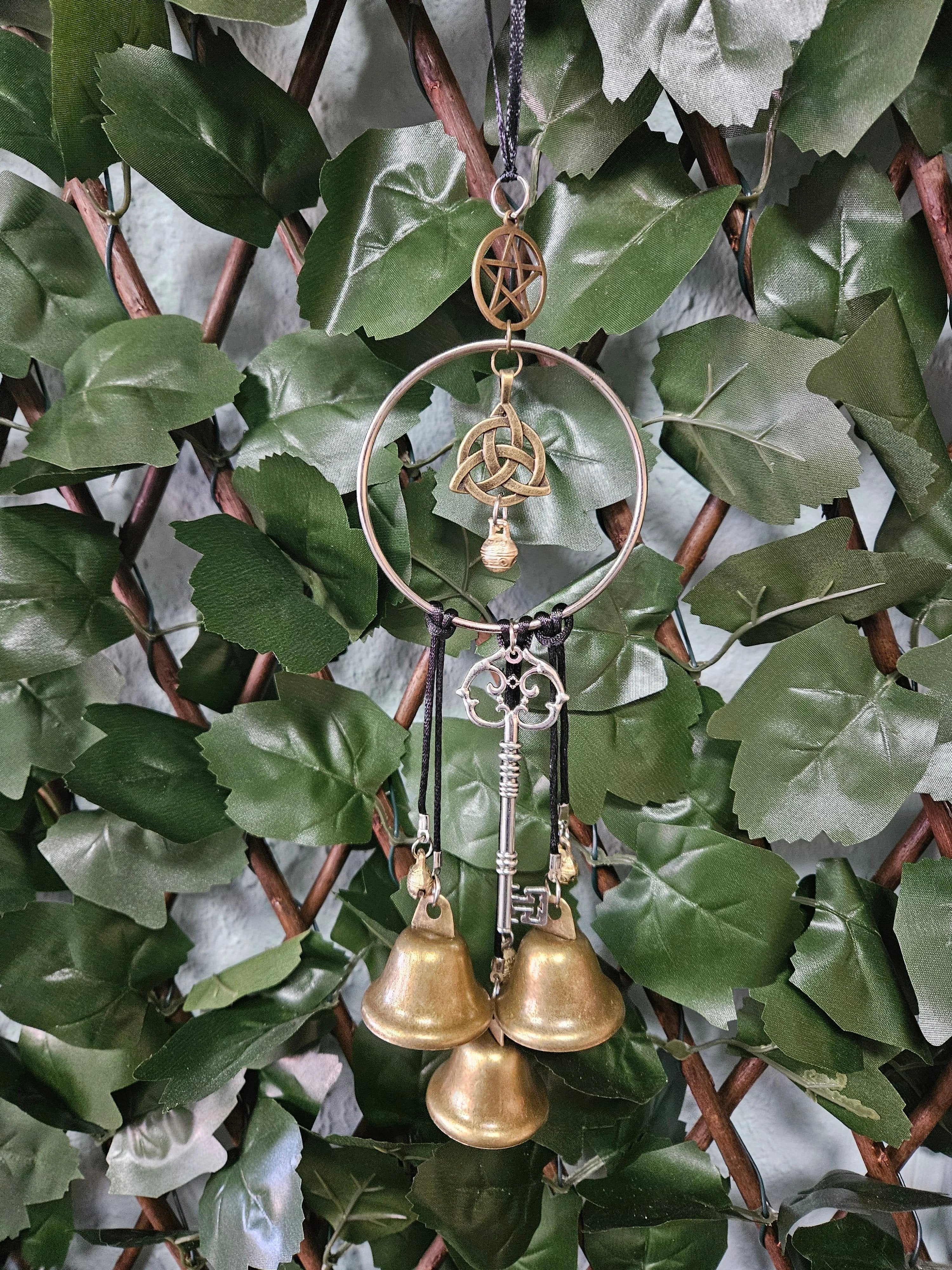 🧙‍♀️🔔Handgjorda häxklockor för att skydda hemmet