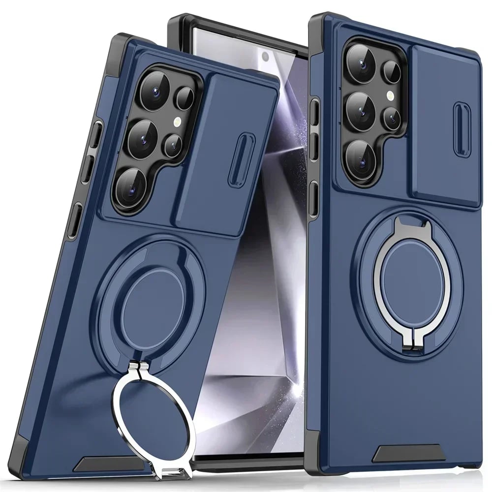 📱Premium-skyddsfodral med stativfunktion för Samsung Galaxy S-serien