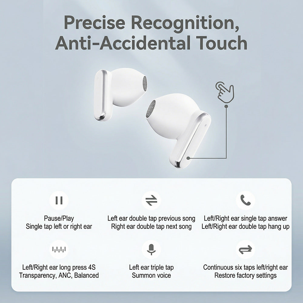 2-i-1 trådlösa Bluetooth-öronsnäckor med öronklämmor och öronproppar | 30 timmars speltid