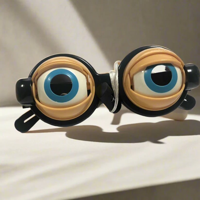 🎉🎉🤣Roliga glasögon med blinkande ögon