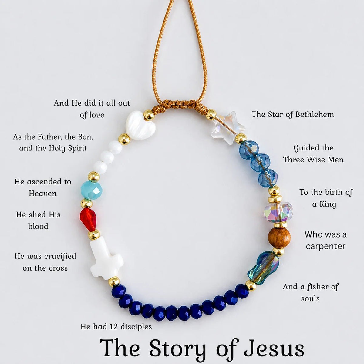 ✝️🙏Ett handgjort ”Jesus-armband” med en historia