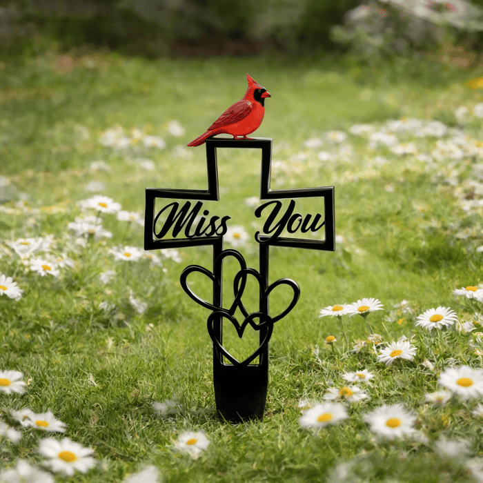 🐦💖Metallminnesplakett för kyrkogården✝️
