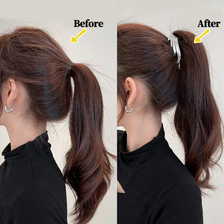 ✨ "Hög hästsvansmagisk klämma"-2026 Ny högklassig hög hästsvansklämma | Shark Hair Clip
