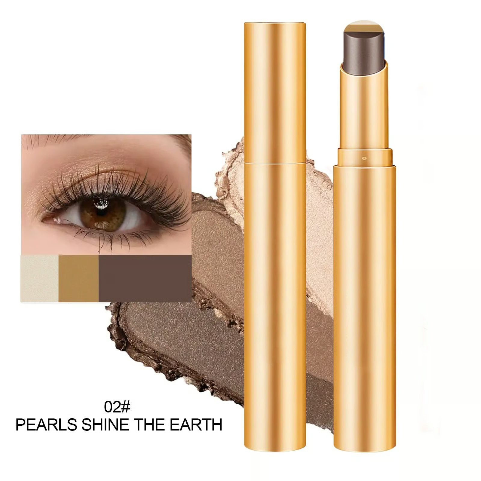 ✨3 Shade Cream Eyeshadow Stick | Smidig och lätt att tona ut
