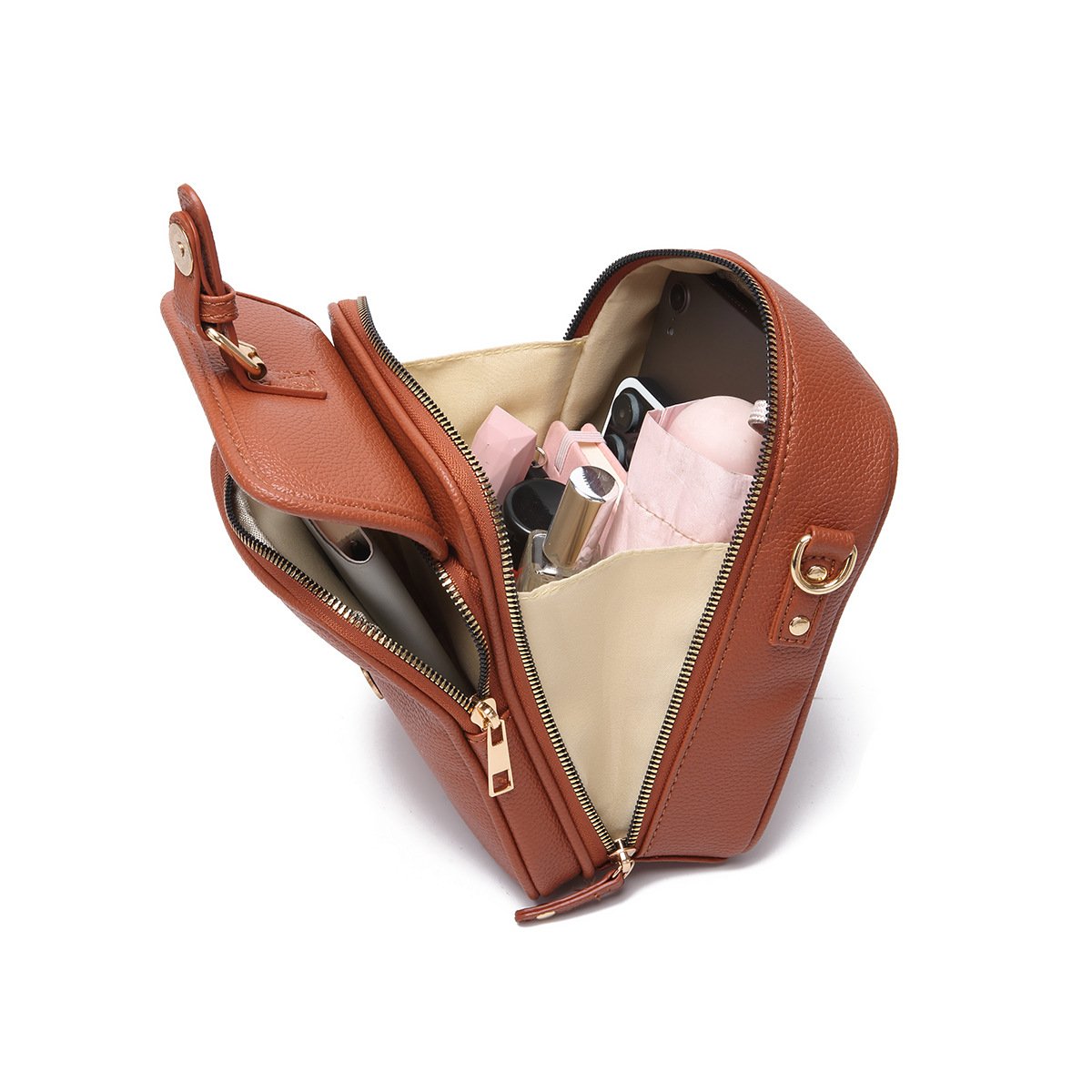 🏆NYÅRSREA 49 % RABATT👍🔥 Crossbody-väska i läder