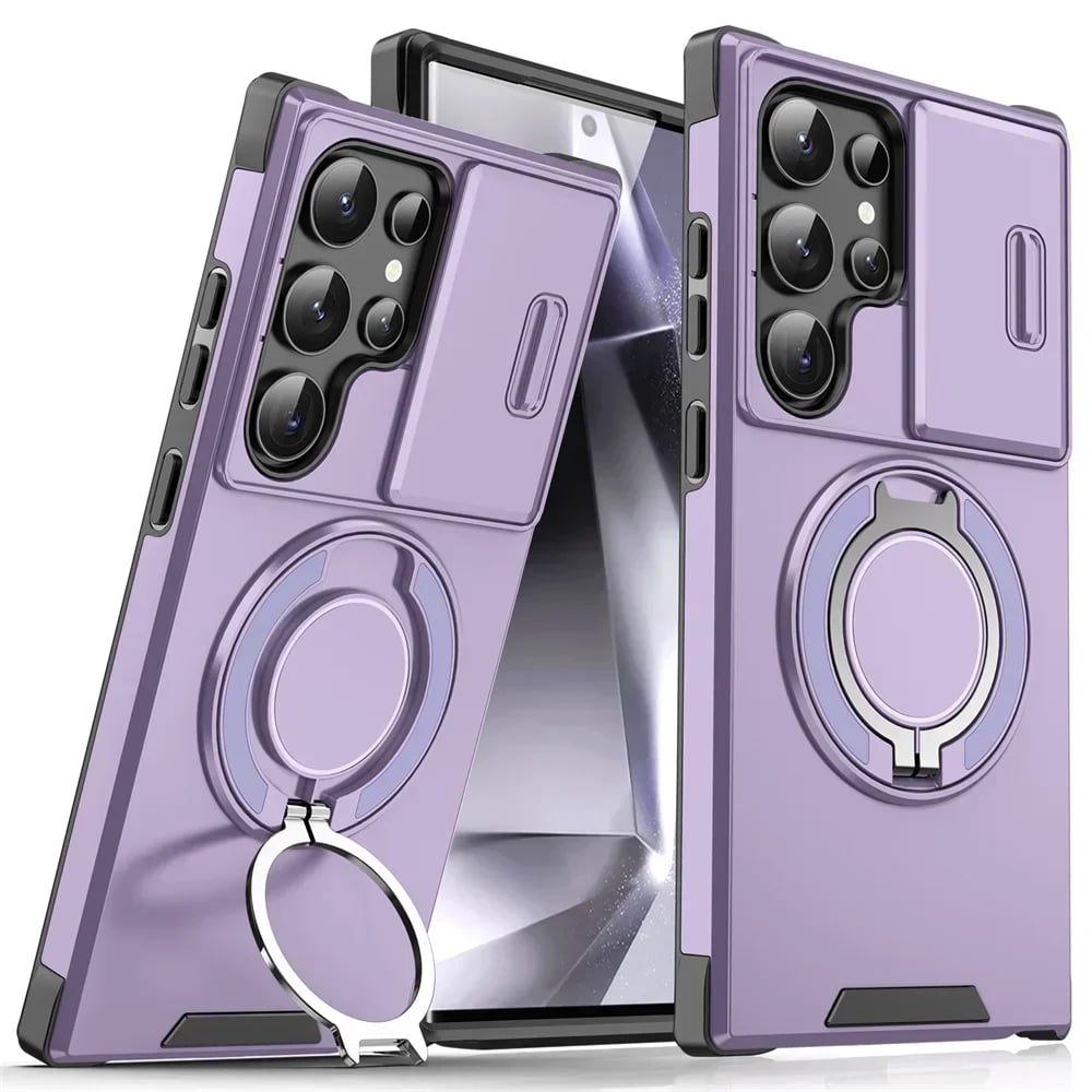 📱Premium-skyddsfodral med stativfunktion för Samsung Galaxy S-serien