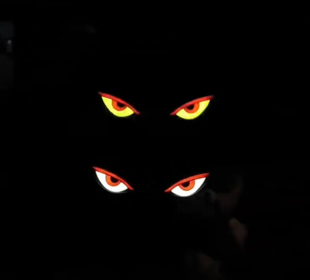 Solar Demon Eye LED-fönsterlampa för bil