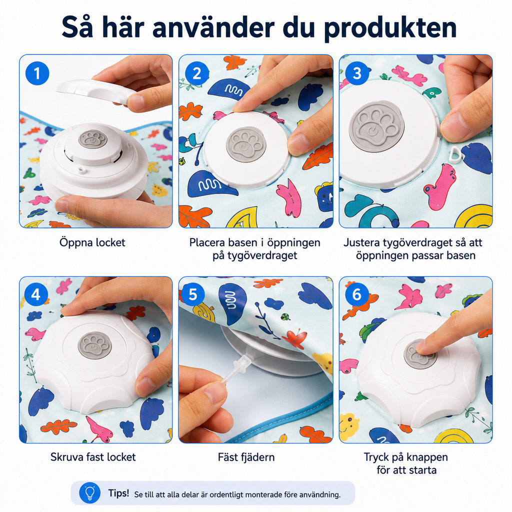 Interaktiv Kattleksak med Rörlig Fjäder