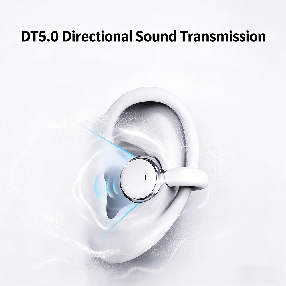 2-i-1 trådlösa Bluetooth-öronsnäckor med öronklämmor och öronproppar | 30 timmars speltid