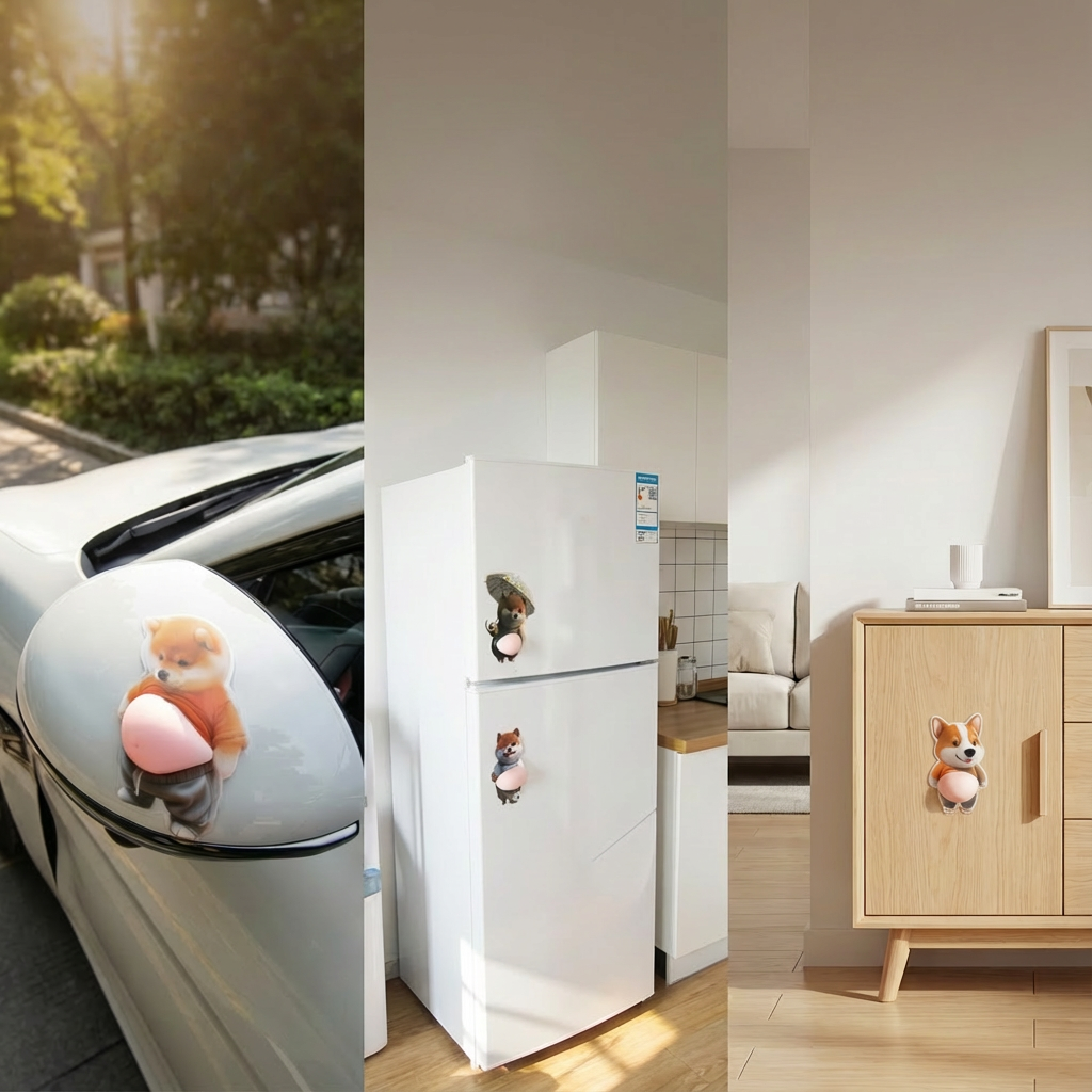 🐶¾Söt silikonleksak för hundar som skyddar mot stötar och minskar stress