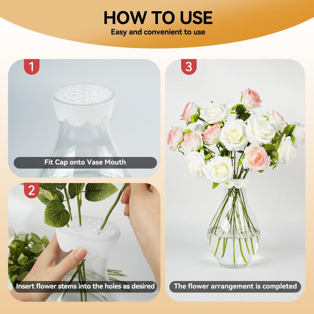 🌸Spiralformad blomstjälkhållare i silikon för ikebana
