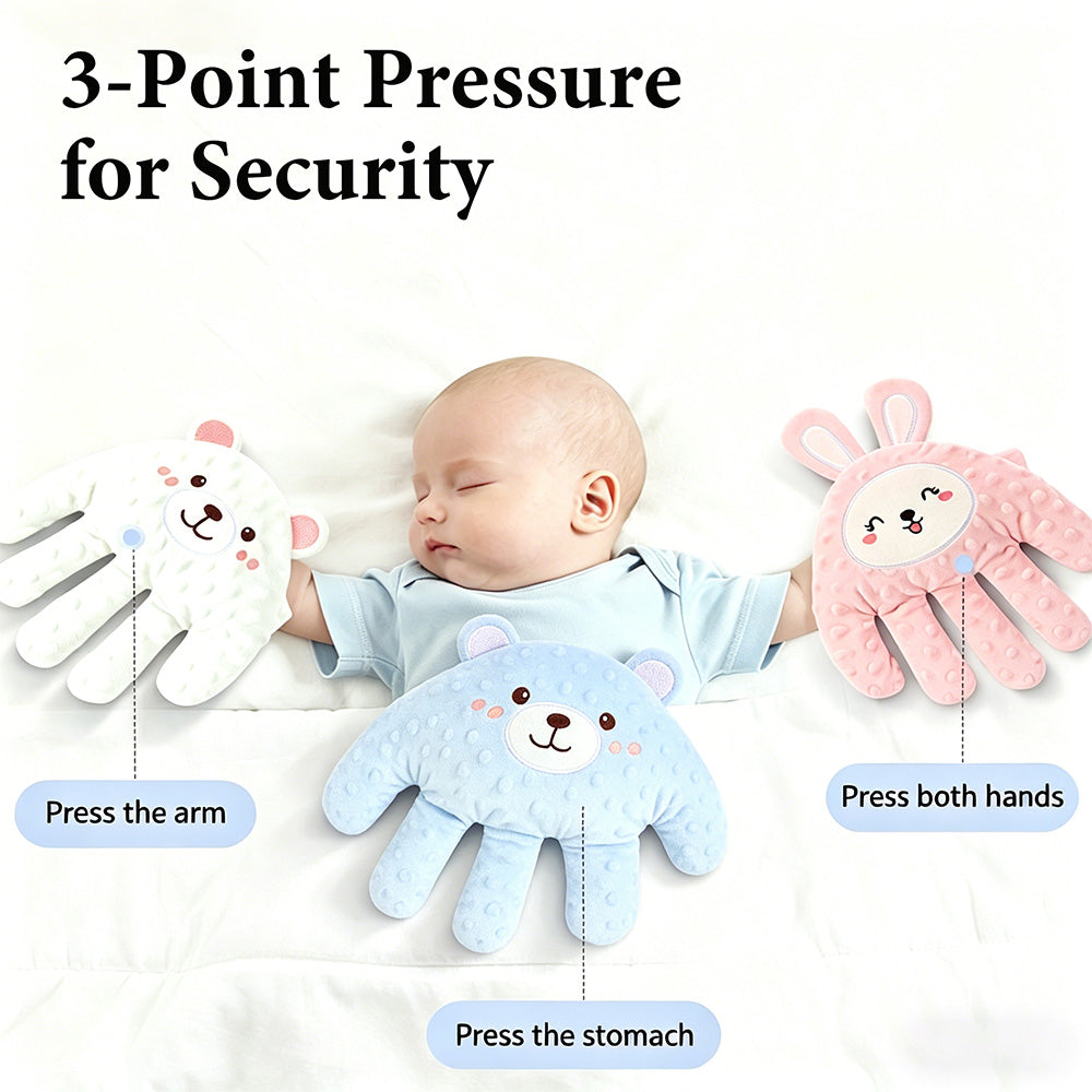 👶Smart Baby Soothing Palm – en leksak som klappar och kramar